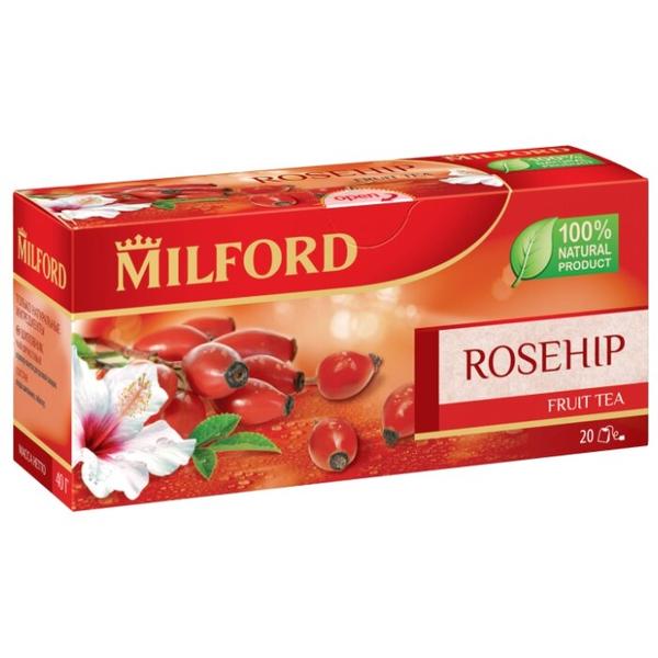 Чай фруктовый Milford Rosehip в пакетиках