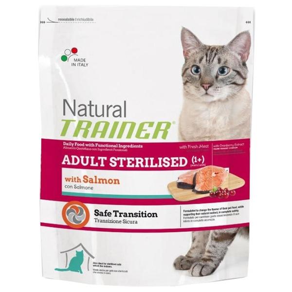 Корм для кошек TRAINER Natural Adult cat Sterilised Salmon dry