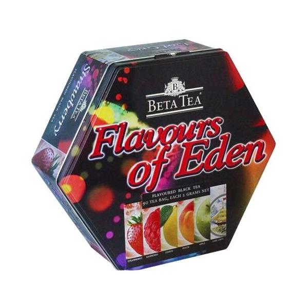 Чай черный Beta Tea Райские ароматы ассорти в пакетиках подарочный набор