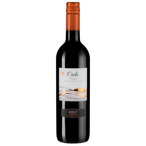 Вино Famiglia Cielo Merlot e Raboso, 2018, 0.75 л