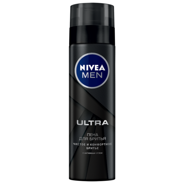 Пена для бритья "Ultra" с активным углем Nivea