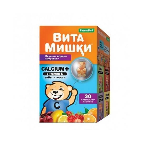 ВитаМишки Calcium+ витамин D паст. жев. №30