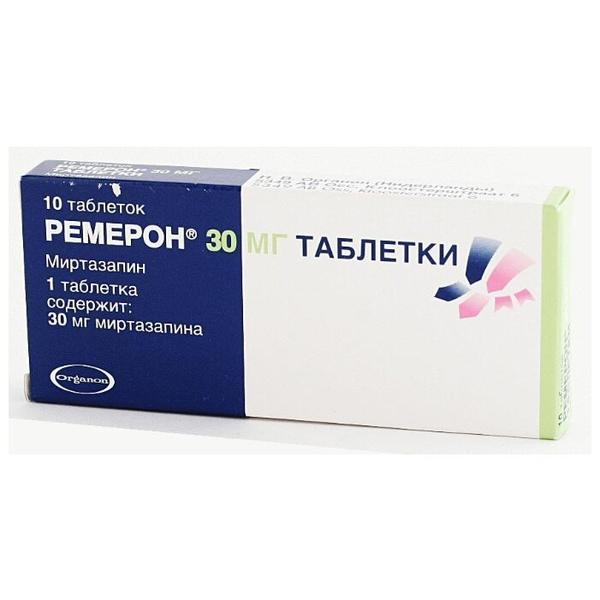 Ремерон таб. п/о 30 мг №10