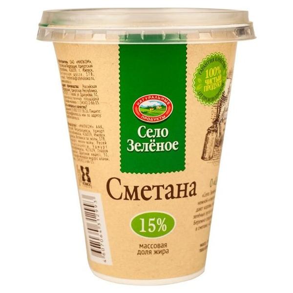 Село Зелёное Сметана 15%