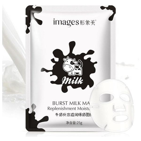 Images Увлажняющая тканевая маска для лица с протеинами молока