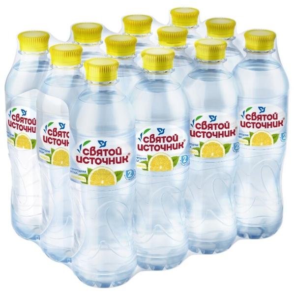Питьевая вода Святой Источник Лимон негазированная, ПЭТ