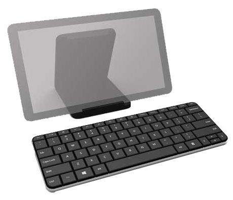Microsoft Wedge Mobile Keyboard Black Bluetooth