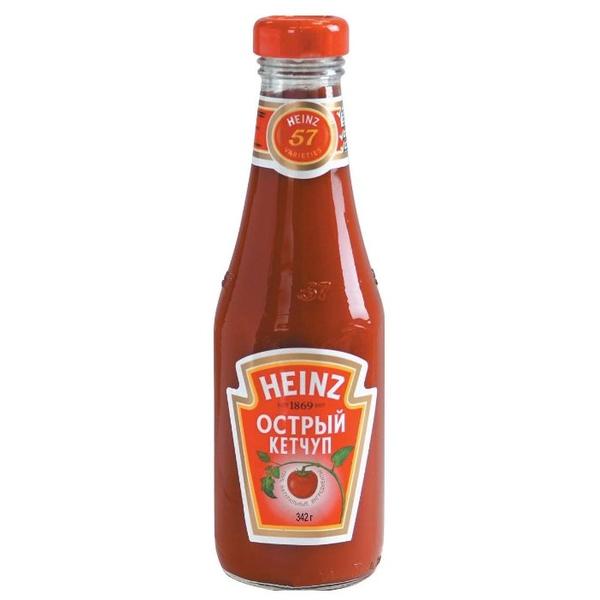 Кетчуп Heinz Острый, стеклянная бутылка