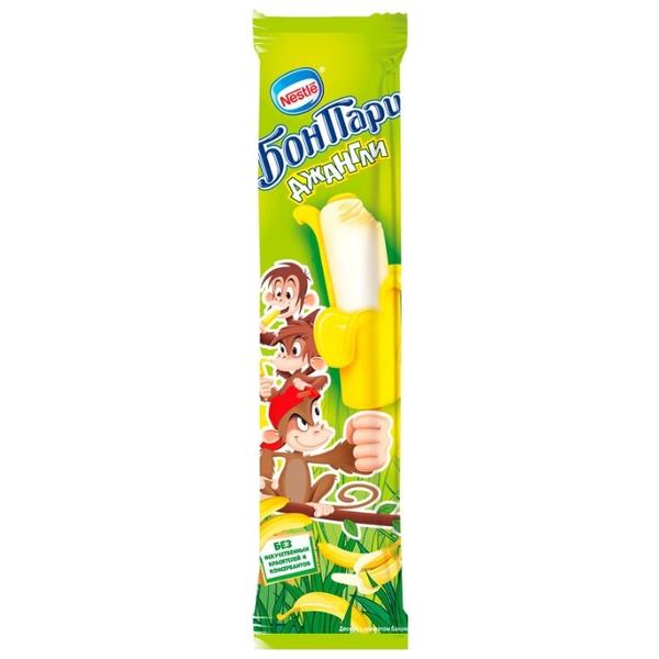 Мороженое Бон Пари молочное Джангли банан с желе 47 г
