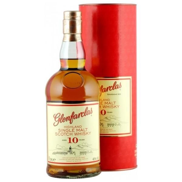 Виски Glenfarclas 10 лет, 0.7 л, подарочная упаковка