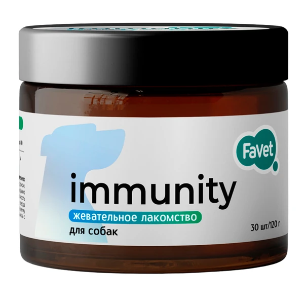 Favet Функциональное лакомство FerrumActive Soft Chews для иммунитета для собак