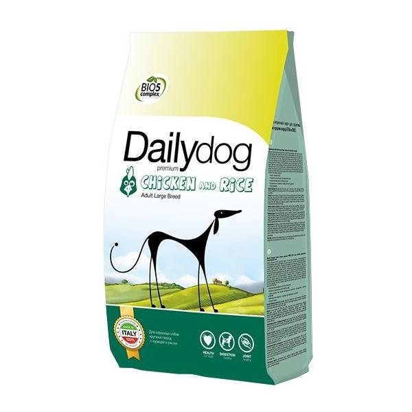 Корм для собак Dailydog Adult Large Breed chicken and rice