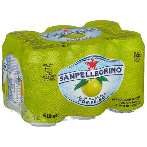 Газированный напиток Sanpellegrino Pompelmo Грейпфрут