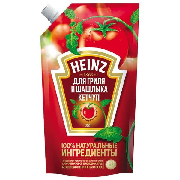 Кетчуп Heinz Для гриля и шашлыка, дой-пак