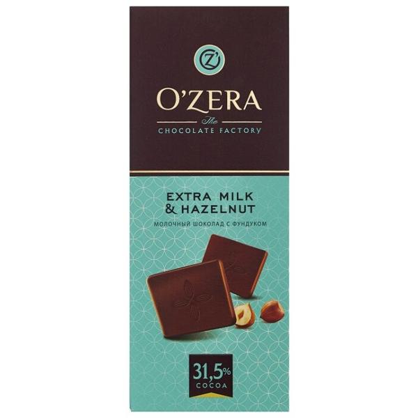 Шоколад O'Zera Extra milk and Hazelnut молочный с дробленым орехом