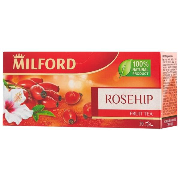 Чай фруктовый Milford Rosehip в пакетиках