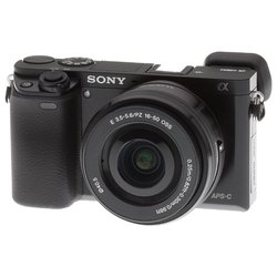 Sony Alpha A6000 Kit (black 24Mpix 16-50 3" SDXC SDHC комплект с объективом)
