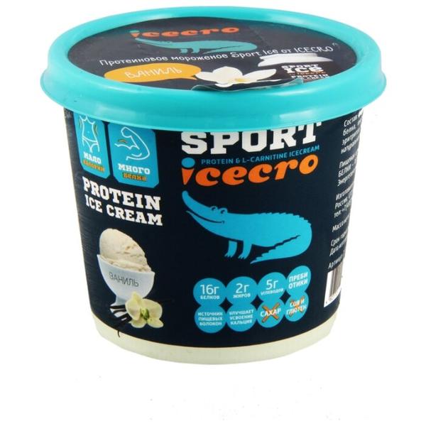 Мороженое ICECRO сливочно протеиновое ваниль 75 г