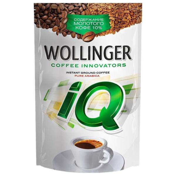 Кофе растворимый WOLLINGER IQ с молотым кофе, пакет