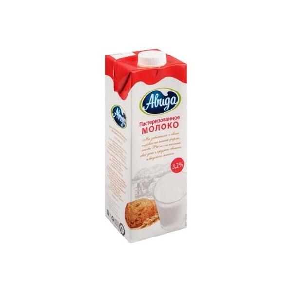 Молоко Авида пастеризованное 3.2%, 1 л